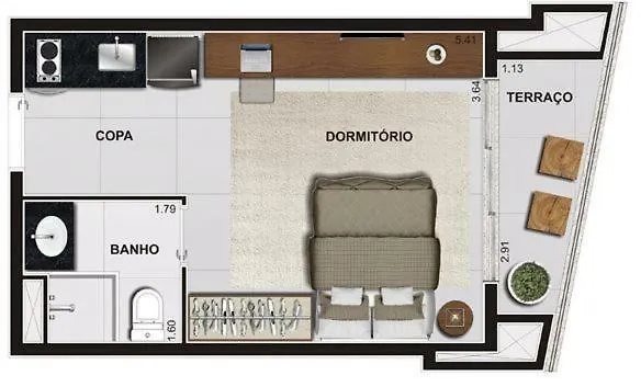 Apartment Aurora Paulistana Apto504 Sao Paulo Brazil